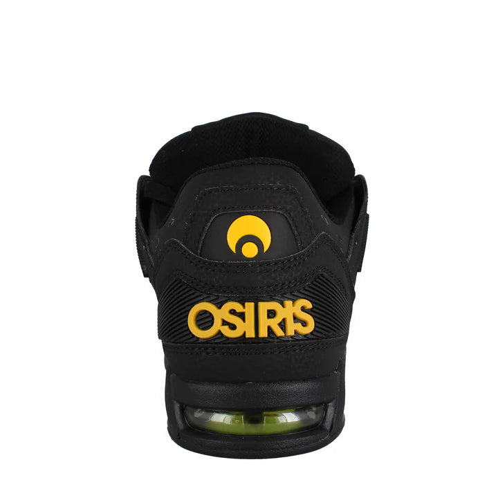 Osiris Peril Shoe Black Yellow Go Sports Skate Shop