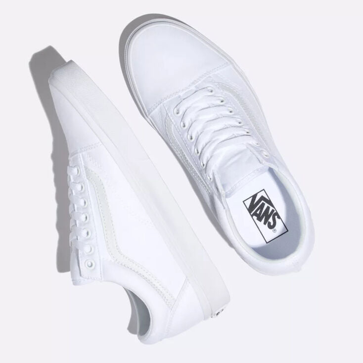 vans white white
